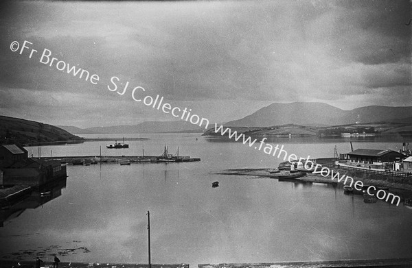 TELE FROM TOWER OF PROTESTANT CHURCH HARBOUR & BEARA HILLS